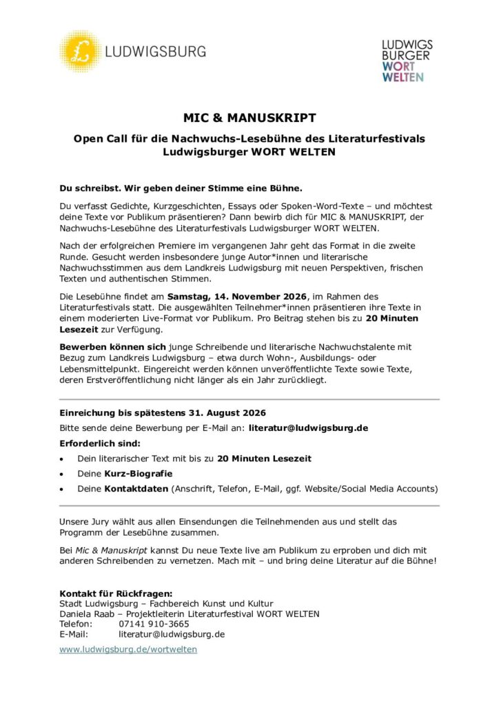 AStA - Newsletter vom 14.07.2026